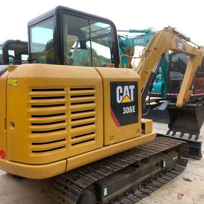 सड़क निर्माण प्रयुक्त उत्खनन CAT306E दूसरा हाथ CAT उत्खनन 5795kg