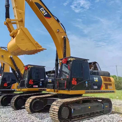 CAT336D हाइड्रोलिक प्रयुक्त CAT खुदाई मशीन मजबूत सेकंड हैंड पृथ्वी ले जाने वाली मशीनरी
