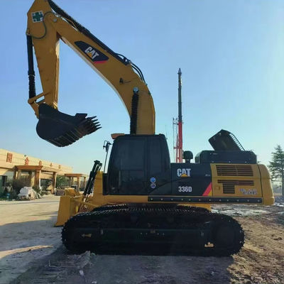 CAT336D हाइड्रोलिक प्रयुक्त CAT खुदाई मशीन मजबूत सेकंड हैंड पृथ्वी ले जाने वाली मशीनरी