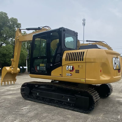 हाइड्रोलिक प्रयुक्त निर्माण मशीनरी दूसरे हाथ के खुदाई करने वाले CAT312gc 74.4kw खनन के लिए