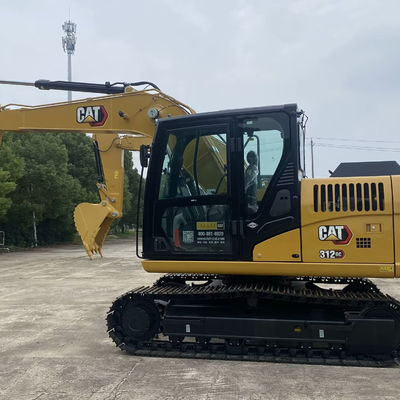 हाइड्रोलिक प्रयुक्त निर्माण मशीनरी दूसरे हाथ के खुदाई करने वाले CAT312gc 74.4kw खनन के लिए