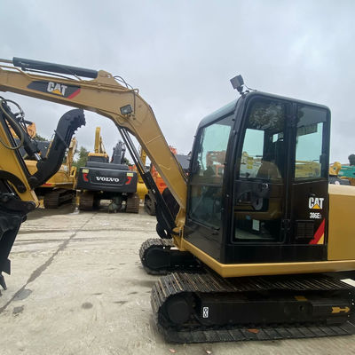 सड़क निर्माण के लिए प्रयुक्त खनिक Cat306E2 34.7kw