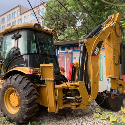3283 किलोग्राम भार इस्तेमाल किया लोडर दूसरा हाथ CAT 420F बैकहो लोडर 76.1kW निर्माण के लिए