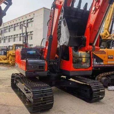 प्रयुक्त Doosan DH140 12 टन क्रॉलर खुदाई पुरानी पृथ्वी चल मशीन