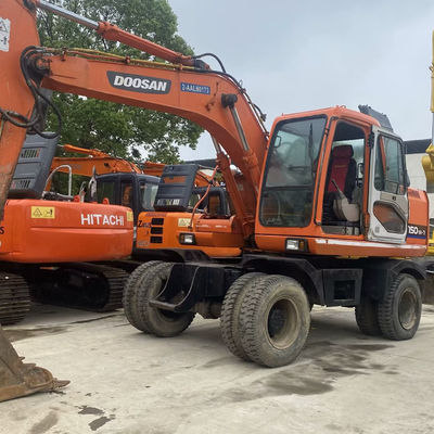 सेकंड हैंड मूल खुदाई खुदाई उपकरण DOOSAN 150W-7 39.7kW