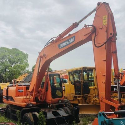Doosan 210w प्रयुक्त निर्माण उपकरण हाइड्रोलिक क्रॉलर खुदाई 19800 Kg