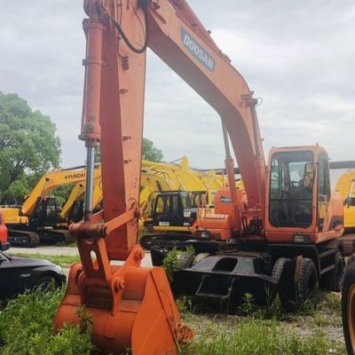 Doosan 210w प्रयुक्त निर्माण उपकरण हाइड्रोलिक क्रॉलर खुदाई 19800 Kg
