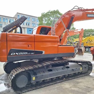 दूसरा हाथ DOOSAN हाइड्रोलिक डिगर DH225 प्रयुक्त खुदाई उपकरण