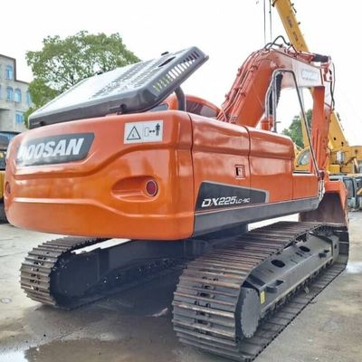 दूसरा हाथ DOOSAN हाइड्रोलिक डिगर DH225 प्रयुक्त खुदाई उपकरण