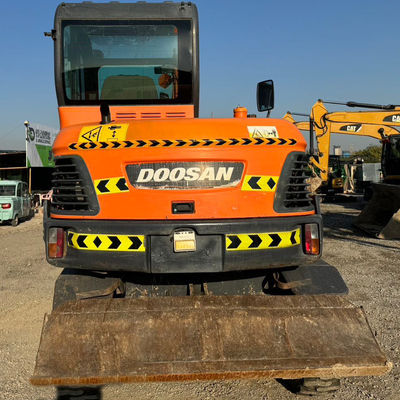 48 किलोवाट का इस्तेमाल किया DOOSAN खुदाई मशीन Doosan DX60W हाइड्रोलिक क्रॉलर खुदाई 5550 किलो