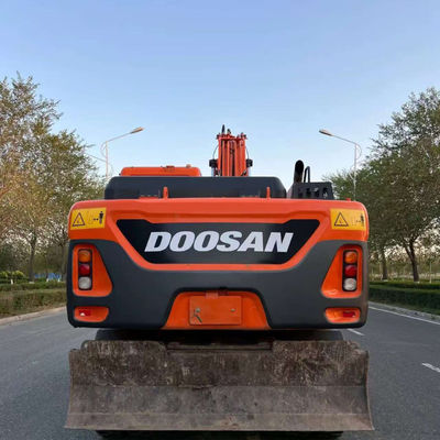 Doosan DX210W प्रयुक्त पहिया खुदाई हाइड्रोलिक मिनी सेकंड हैंड खुदाई 20100 किलो