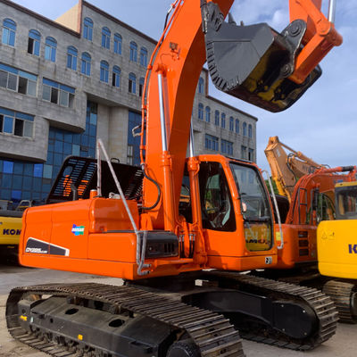 1900 आरपीएम प्रयुक्त डूसन खुदाई मशीन DX225LC-9C निर्माण उपकरण 21800kg