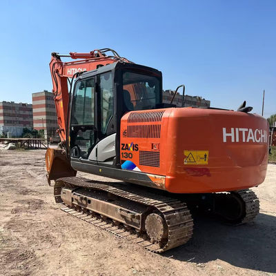 हिताची Zx130 प्रयुक्त खुदाई 69kw निर्माण उपकरण क्रॉलर खुदाई