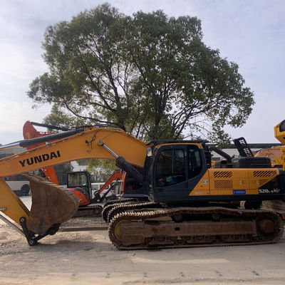 हाइड्रोलिक बड़े प्रयुक्त खुदाई HYUNDAI 520L-9 क्रॉलर प्रकार 52170kg