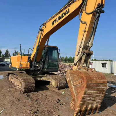 प्रयुक्त हाइड्रोलिक खुदाई खुदाई Hyundi 20900kg 125KW पुराने पृथ्वी चल खुदाई