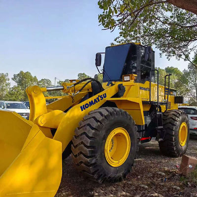 भारी शुल्क 146kW कोमात्सु WA380 इस्तेमाल किया पहिया लोडर 5 टन भार कृषि के लिए