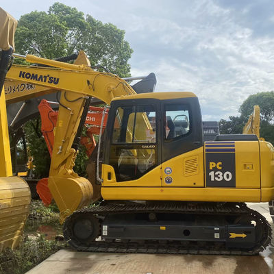 प्रयुक्त मिनी उत्खनन Komatsu Pc130 निर्माण के लिए दूसरे हाथ उत्खनन उपकरण