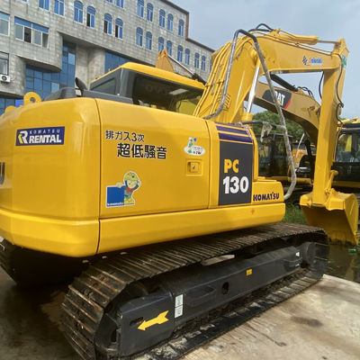 प्रयुक्त मिनी उत्खनन Komatsu Pc130 निर्माण के लिए दूसरे हाथ उत्खनन उपकरण