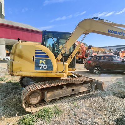 औद्योगिक हाइड्रोलिक प्रयुक्त मिनी खुदाई खुदाई Komatsu 70 6500 KG भारी शुल्क