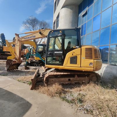 औद्योगिक हाइड्रोलिक प्रयुक्त मिनी खुदाई खुदाई Komatsu 70 6500 KG भारी शुल्क