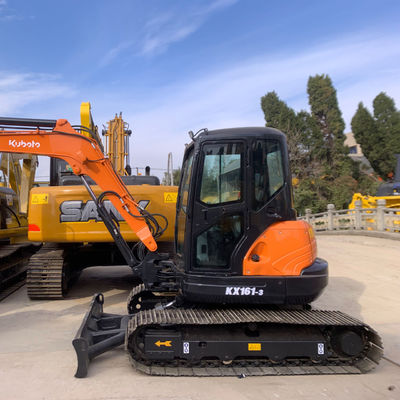 छोटे इस्तेमाल किए गए निर्माण उत्खनन उपकरण KUBOTA KX161 हाइड्रोलिक क्रॉलर डिगर सेकंड हैंड