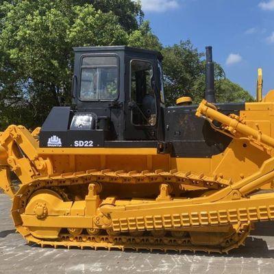 162KW प्रयुक्त SHANTUI SD22 क्रॉलर बुलडोजर निर्माण कृषि उपकरण