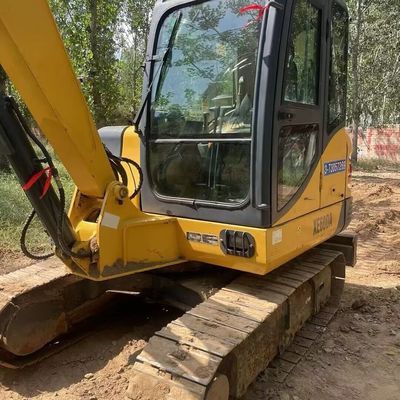 पीला इस्तेमाल किया XCMG खुदाई खुदाई Xcmg 60DA छोटे क्रॉलर खुदाई मशीन