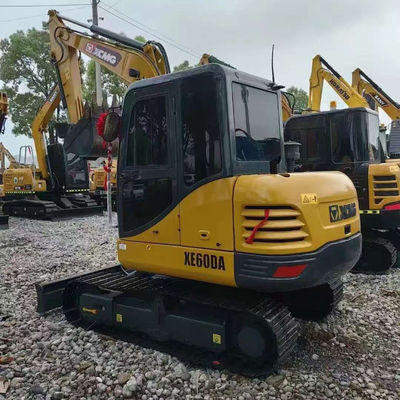 प्रयुक्त 36.2W भारी शुल्क निर्माण उत्खनन XCMG XE60 सेकंड हैंड डिगर