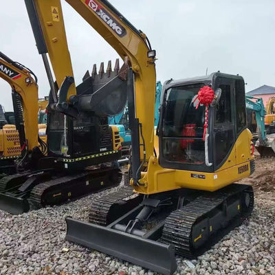 प्रयुक्त 36.2W भारी शुल्क निर्माण उत्खनन XCMG XE60 सेकंड हैंड डिगर