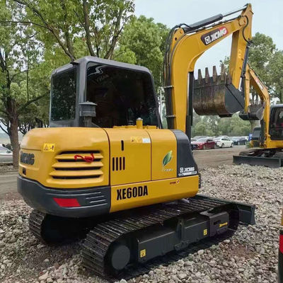 प्रयुक्त 36.2W भारी शुल्क निर्माण उत्खनन XCMG XE60 सेकंड हैंड डिगर