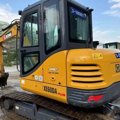 डीजल इंजन प्रयुक्त मिनी खुदाई खुदाई XCMG XE60DA हाइड्रोलिक क्रॉलर खुदाई