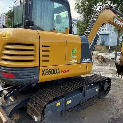 डीजल इंजन प्रयुक्त मिनी खुदाई खुदाई XCMG XE60DA हाइड्रोलिक क्रॉलर खुदाई