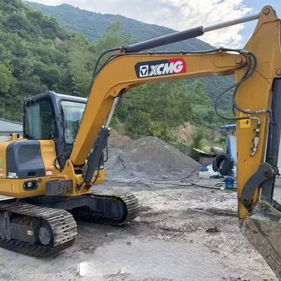 डीजल इंजन प्रयुक्त मिनी खुदाई खुदाई XCMG XE60DA हाइड्रोलिक क्रॉलर खुदाई
