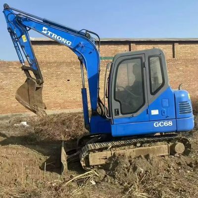 35.5kw क्रॉलर प्रयुक्त निर्माण मशीनरी दूसरा हाथ खुदाई TRONG GC68