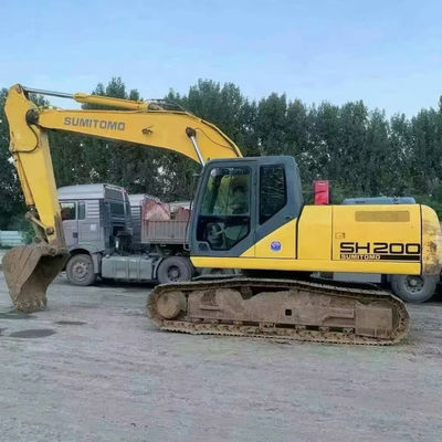 SUMITOMO SH200 प्रयुक्त क्रॉलर खुदाई 103kW खुदाई उपकरण कम खपत