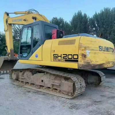 SUMITOMO SH200 प्रयुक्त क्रॉलर खुदाई 103kW खुदाई उपकरण कम खपत