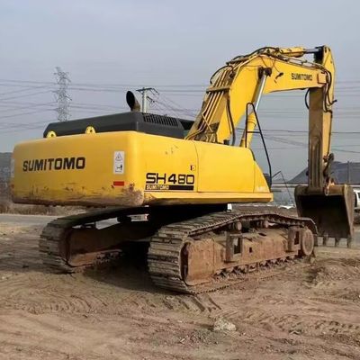 इस्तेमाल किया गया निर्माण उपकरण सामग्री हैंडलिंग के लिए बड़ा खुदाई मशीन SUMITOMO SH480