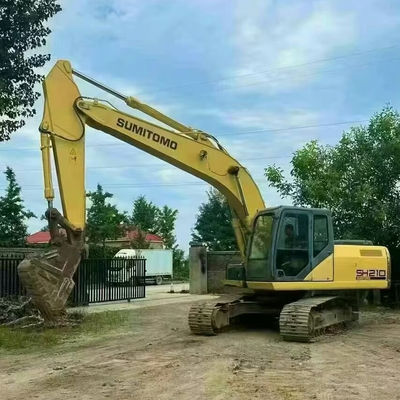 SUMITOMO 210 इस्तेमाल की गई निर्माण मशीनरी ईंधन कुशल सड़क के लिए पुराने खुदाई मशीन