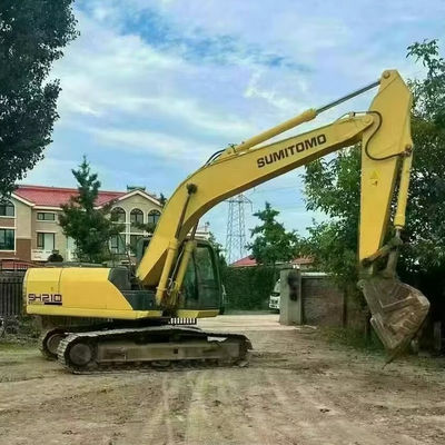 SUMITOMO 210 इस्तेमाल की गई निर्माण मशीनरी ईंधन कुशल सड़क के लिए पुराने खुदाई मशीन