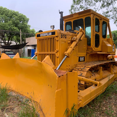 खनन निर्माण प्रयुक्त बुलडोजर CAT D7G हाइड्रोलिक नियंत्रण 202hp