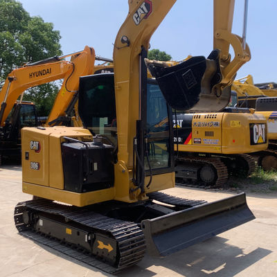 भारी भार पुरानी बिल्ली उत्खनन CAT 306 क्रॉलर हाइड्रोलिक उत्खनन 5800kg