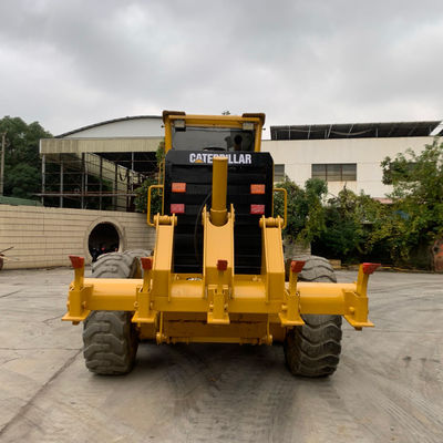 विश्वसनीय CAT 140H प्रयुक्त मोटर ग्रेडर 138kW 2000rpm निर्माण के लिए दूसरा हाथ ग्रेडर