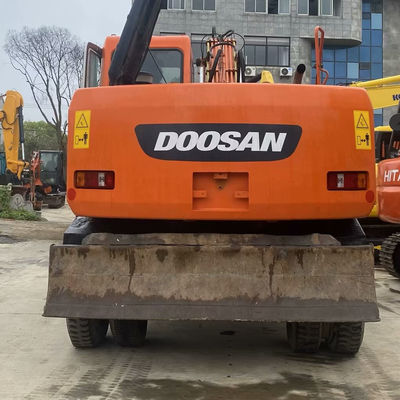 मजबूत इंजन इस्तेमाल किया DOOSAN उत्खनन पुराने पहिया उत्खनन 150w सिटी बिल्डिंग के लिए